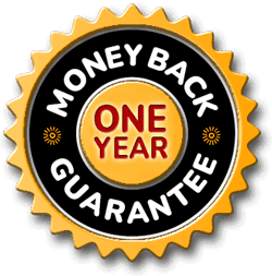 Money back Guarantee one Year